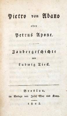 Bild Nr.1: 131-1053 Tieck,L.: (Literatur und illustrierte Bücher bis 19.Jahrhundert)