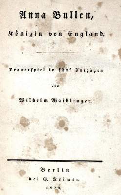 Bild Nr.1: 131-1059 Waiblinger,W.: (Literatur und illustrierte Bücher bis 19.Jahrhundert)