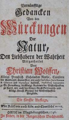 Bild Nr.1: 131-1064 Wolff,C.: (Literatur und illustrierte Bücher bis 19.Jahrhundert)