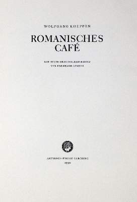 Bild Nr.2: 131-1072 Koeppen,W.: (Antinous-Presse)
