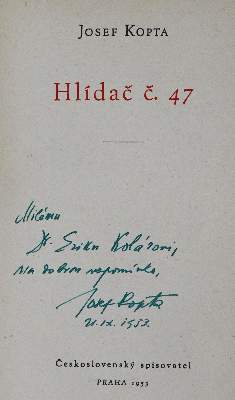 Bild Nr.1: 131-1101 Kopta,J.: (Capek)