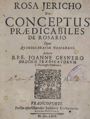 Bild Nr.2: 131-112 Gasparoni,B.: (Alte Drucke, Handschriften und Theologie)