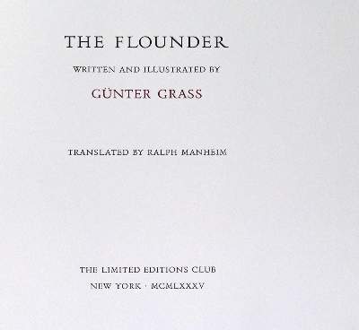 Bild Nr.2: 131-1147 Grass,G.: (Literatur und illustrierte Bücher 20.Jahrhundert - Alte Literatur in modernen Ausgaben)