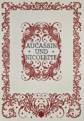 Bild Nr.1: 131-1169 Aucassin und Nicolette.: (Junk)