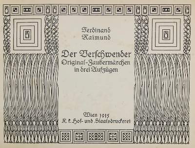 Bild Nr.1: 131-1180 Raimund,F.: (Koloman Moser)