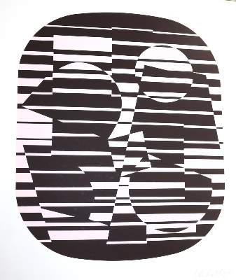 Bild Nr.20: 131-1287 Descartes,R.: (Vasarely)