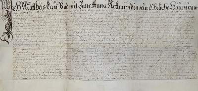 Bild Nr.1: 131-131 Kaufvertrag: (Handschriften, Hürbel bei Biberach)