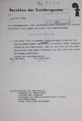 Bild Nr.1: 131-1345 Wolf-Heidegger,G.: (Medizin, Handschriften)