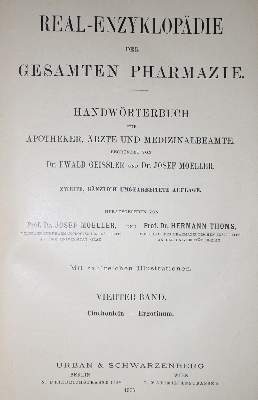 Bild Nr.1: 131-1360 Geissler,E. u. J.Moeller.: (Medizin, Pharmazie)