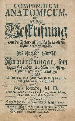 Bild Nr.1: 131-1364 Rosen (von Rosenstein),N.: (Medizin)