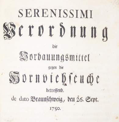Bild Nr.1: 131-1372 Viehseuche.: (Medizin)