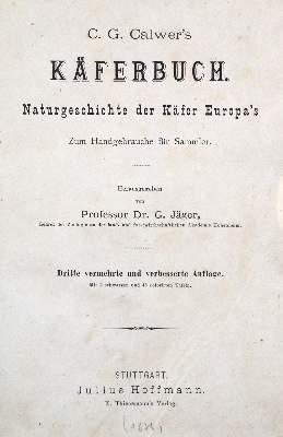 Bild Nr.2: 131-1385 Calwer,C.G.: (Zoologie, Käfer)