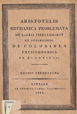 Bild Nr.1: 131-1398 Aristoteles.: (Verschiedene Gebiete - Varia)