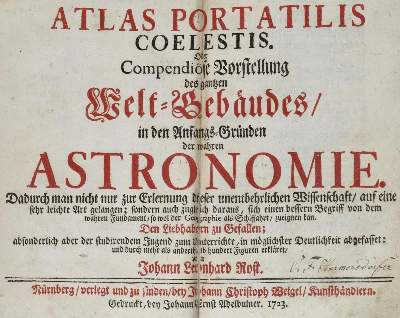 Bild Nr.3: 131-1402 Rost,J.L.: (Verschiedene Gebiete - Varia, Astronomie)
