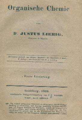 Bild Nr.1: 131-1414 Liebig,J.v.: (Verschiedene Gebiete - Varia, Chemie)