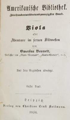 Bild Nr.1: 131-1486 Bennett,E.: (Amerika)