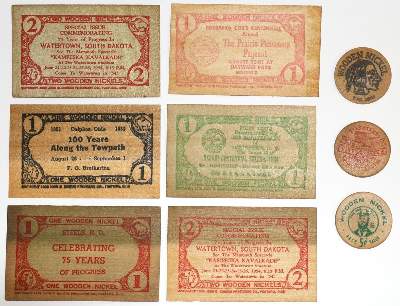 Bild Nr.1: 131-1496 Sammlung Wooden Nickel,: (Amerika)