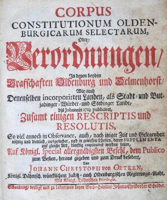 Bild Nr.1: 131-1583 Oetken,J.C.v. (Hrsg.).: (Deutschland)
