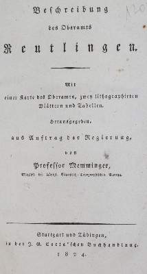 Bild Nr.2: 131-1595 Memminger,(J.D.G.).: (Deutschland, Reutlingen)