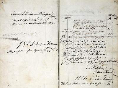 Bild Nr.1: 131-1607 Haus-Buch: (Deutschland, Rüdesheim, Handschriften)