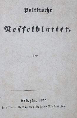 Bild Nr.1: 131-1689 Politische Nesselblätter.: (Österreich)