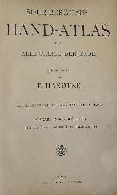 Bild Nr.1: 131-1719 Handtke,F.: (Verschiedene Länder - Geschichte, Atlanten)