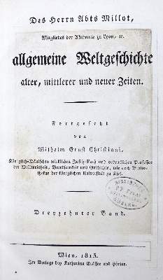 Bild Nr.2: 131-1731 Christiani,W.E. u. C.F.X.Millot.: (Verschiedene Länder - Geschichte)