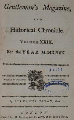 Bild Nr.4: 131-1744 Gentleman's Magazine, The,: (Verschiedene Länder - Geschichte)