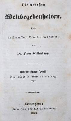 Bild Nr.1: 131-1765 Kottenkamp,F.: (Verschiedene Länder - Geschichte)