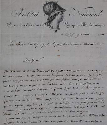 Bild Nr.1: 131-1797 Delambre, Jean Baptiste Joseph,: (Autographen)