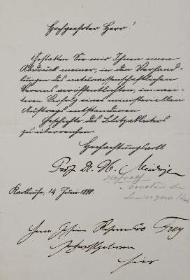 Bild Nr.1: 131-1799 Dolezalek, Carl,: (Autographen)