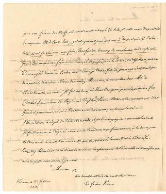 Bild Nr.2: 131-1804 Kirms, Franz,: (Autographen)