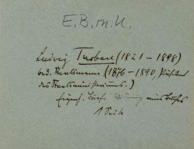 Bild Nr.2: 131-1832 Turban, Ludwig,: (Autographen)