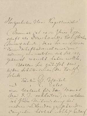 Bild Nr.1: 131-1834 Wagner, Richard: (Autographen)
