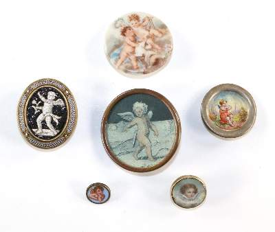 Bild Nr.1: 131-1877 Engelsknöpfe.: (Varia, Nähzubehör, Knöpfe)