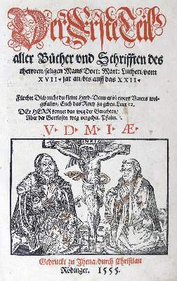 Bild Nr.1: 131-188 Luther,M.: (Alte Drucke, Handschriften und Theologie)