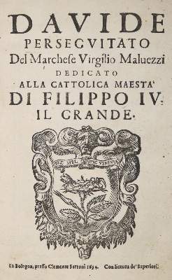 Bild Nr.2: 131-193 Malvezzi,V.: (Alte Drucke, Handschriften und Theologie)
