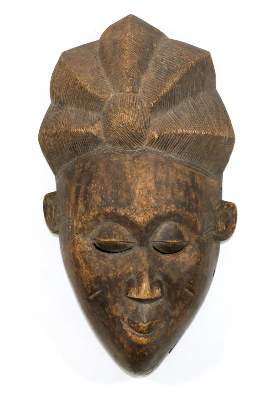 Bild Nr.1: 131-1957 Maske der Punu Gabun.: (Afrika)