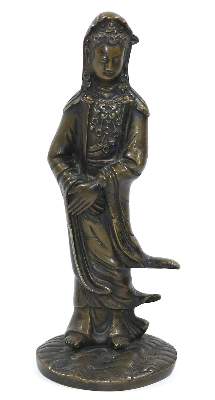 Bild Nr.1: 131-1975 Guanyin Skulptur.: (Asiatika, China)