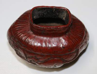 Bild Nr.3: 131-1980 Rotlack-Gefäß: (Asiatika, China)