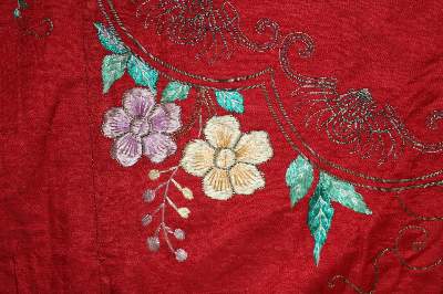 Bild Nr.4: 131-1981 Fu, Lu, Shou Sanxing Wandbehang.: (Asiatika, China, Stoffe)