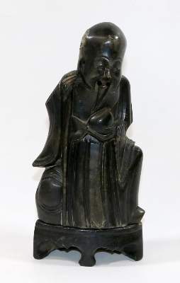 Bild Nr.1: 131-1998 Sanxing Glücksgott.: (Asiatika, Skulpturen - Plastiken)