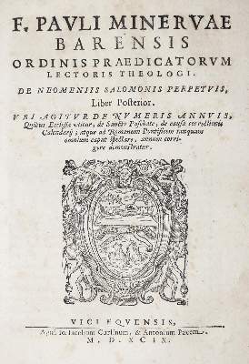 Bild Nr.2: 131-202 Minerva,P.: (Alte Drucke, Handschriften und Theologie)