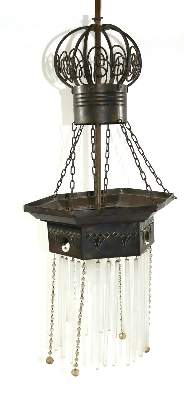 Bild Nr.1: 131-2025 Jugendstil Deckenlampe.: (Möbel, Lampen)