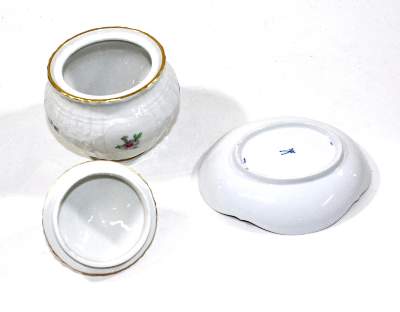 Bild Nr.2: 131-2106 Meissen Orchidee auf Ast.: (Porzellan u. Keramik, Meissen)