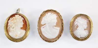Bild Nr.1: 131-2133 Göttinnen u. Mänade.: (Schmuck, Anhänger, Gemmen und Kameen)