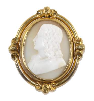 Bild Nr.1: 131-2178 Biedermeierportrait: (Schmuck, Broschen, Gemmen und Kameen)