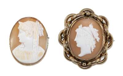 Bild Nr.1: 131-2181 Die Göttin Athene.: (Schmuck, Broschen, Gemmen und Kameen)