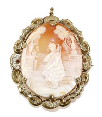 Bild Nr.1: 131-2219 Prachtgemme.: (Schmuck, Broschen, Gemmen und Kameen)