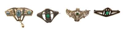 Bild Nr.1: 131-2235 Jugendstilbroschen.: (Schmuck, Broschen)